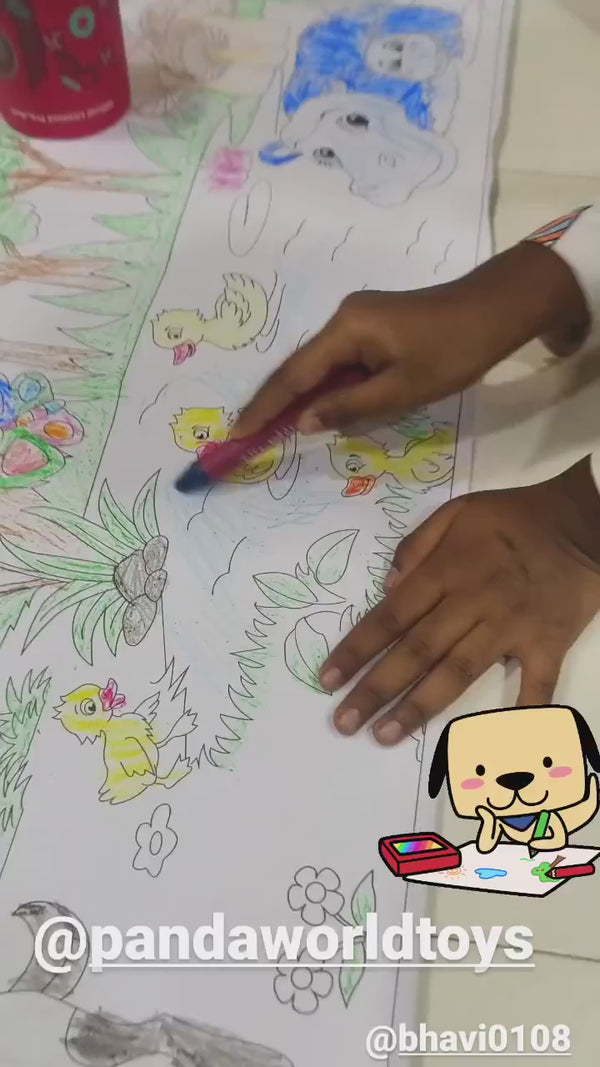  MAGIDOVE Children Kids Drawing Paper Roll 120in