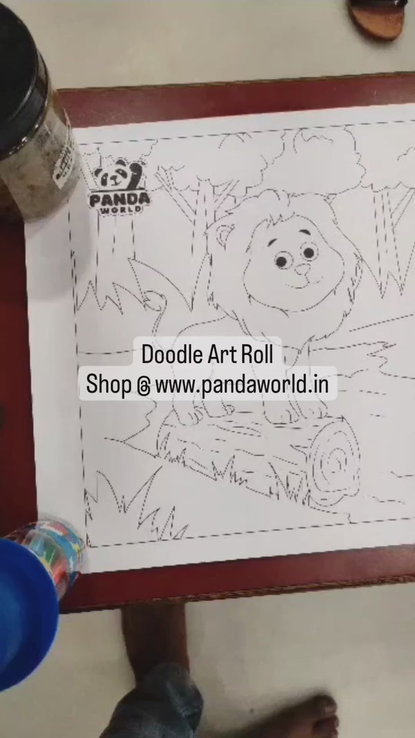 Doodle Art roll Coloring Drawing Paper Roll for Kids, Art Paper Crafts at  Rs 199/piece, Art Paper Sheets in Delhi